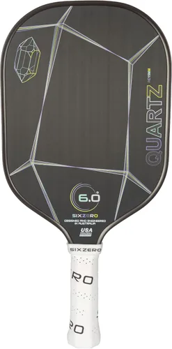 Miniatura 10 de Six Zero Quartz Pickleball Paddle - Affordable, Premium Construction, Raw Carbon Rosa