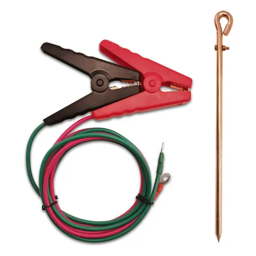 Miniatura 9 de Cables de salto de valla eléctrica de granja de 10 pies – Alambre de cobre estañado con clip de cocodrilo para Energizer a cerca de alambre