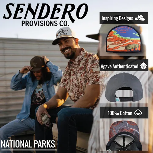 Miniatura 2 de Colección Snapback de sombrero de cuerda trenzada National Park