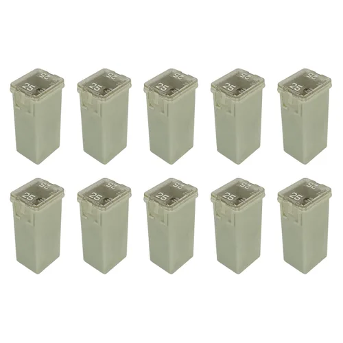 Miniatura 5 de Fusible alto estándar de 25 amperios J-Case de 1.063 in para camionetas, automóviles y SUV (25A, paquete de 5)