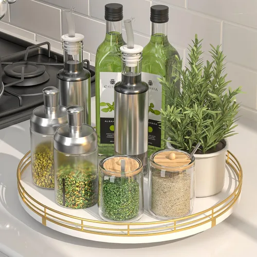 Miniatura 21 de Bandeja de baño de madera de roble de 12 pulgadas para mostrador, bandeja de tocador para perfume, loción, velas, maquillaje, joyería, fregadero
