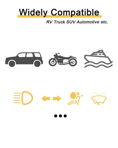 Miniatura 5 de Riseuvo - 20 piezas de fusibles de coche estándar de 20A - Fusibles automotrices de 20 AMP (ATO/APR/ATS), fusible de hoja de 32V (12/24V)