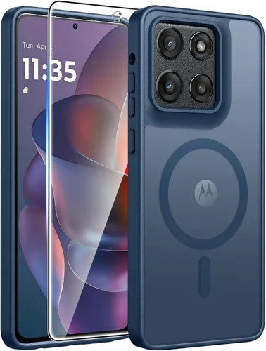 Miniatura 69 de FNTCASE - Funda para iPhone 16 Pro: magnética, mate, translúcida, de grado militar, protectora contra caídas, resistente, fina, duradera y a prueba