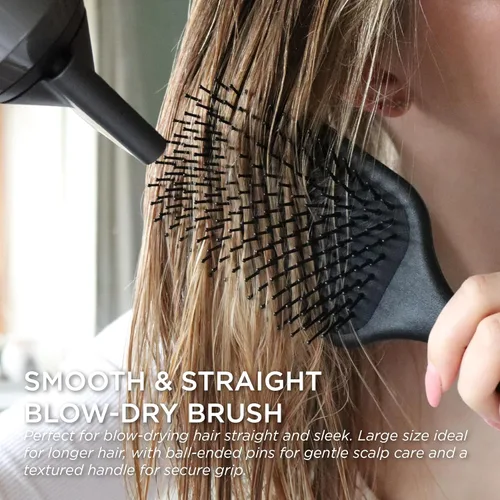 Miniatura 3 de Denman Gentle Paddle Hairbrush for Comfortable Detangling, Blowdrying and Styling