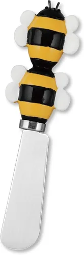Miniatura 2 de UP UPware - Esparcidores de queso de abeja, pintados a mano con cuchillas de acero inoxidable para untar queso crema, mantequilla, mermelada