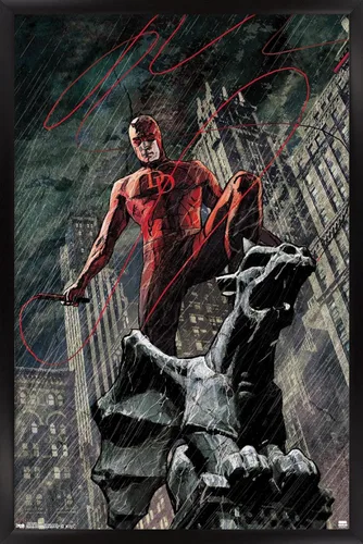 Miniatura 6 de Marvel Comics DaredeVil - Póster de pared de Hell's Kitchen DeVil, 22.4 pulgadas de largo x 14.7 pulgadas de ancho, versión premium sin marco