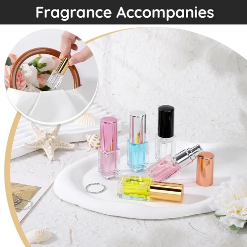 Miniatura 3 de Segbeauty Mini botella de perfume de viaje de 0.1 oz, atomizador de perfume de vidrio, pulverizador de colonia de viaje, botella de spray recargable