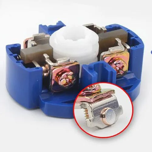 Miniatura 4 de Interruptor selector de cambio universal, interruptor de transferencia de energía, 2 posiciones 8 terminales, LW26-10 C04/2 380V 10A Motor