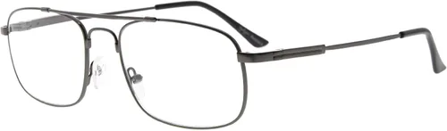 Miniatura 8 de Eyekepper Anteojos de lectura de titanio con memoria para hombre y mujer, puente flexible y lectores de sienes (dorado, +1.25)