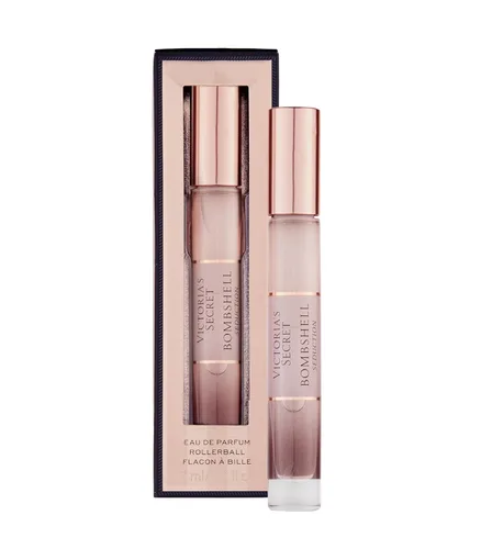 Victoria's Secret Bombshell Seduction Eau de Parfum Rollerball, notas de peonía blanca, salvia y almizcle de terciopelo, tamaño de viaje, mini
