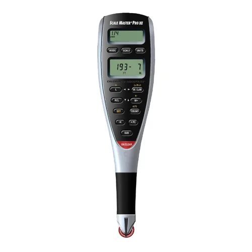Calculated Industries 6135 Scale Master Pro XE, medidor de planos digital avanzado para despegues de planos en modelos impresos | 91 escalas