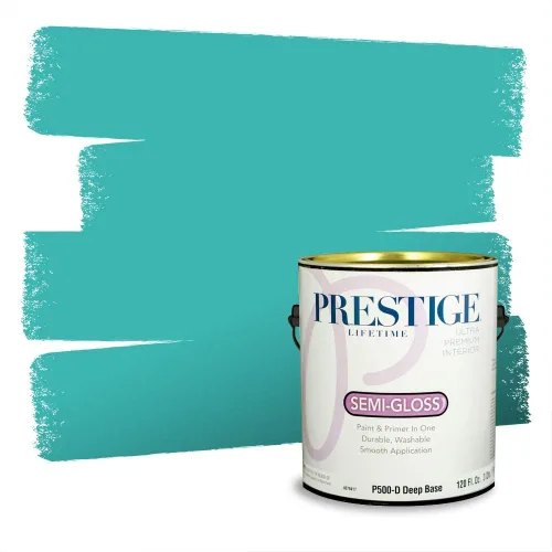 Miniatura 961 de Pintura Exterior + imprimación PRESTIGE, todo-en-uno, 1 galón, acabado mate, color comparable al Valspar* Royal Gray* VS151-Gris real