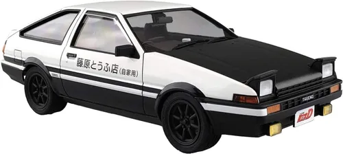 Miniatura 2 de Aoshima Inicial D: Kit de modelo a escala 1:24 para Toyota Trueno V37 AE86 de Takumi Fujiwara
