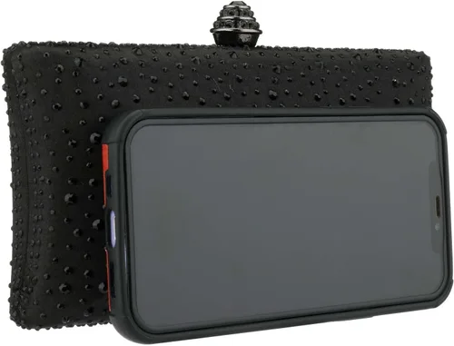 Miniatura 3 de Simcat Bolso de mano de noche con diamantes de imitación para mujer, bolso de fiesta de graduación, boda, novia, fiesta, bolsa de mano con cadena