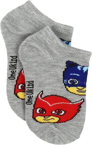 Miniatura 7 de PJ Masks Paquete múltiple de calcetines para niños y niñas pequeños (pequeño, blanco héroe), Hero BlancoMulti, S
