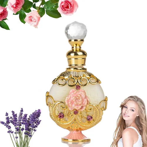 Miniatura 8 de Perfume para Mujeres, Aceite de Perfume Halal Retro Concentrado de Dubái - Fragancia Vintage Exquisita de Larga Duración para Regalo - El Aroma