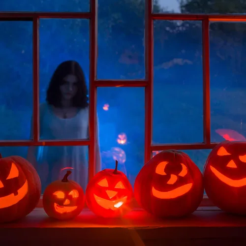 Miniatura 4 de 12 piezas de ojos LED de Halloween para máscara de ojos brillantes luces LED ojos con caja de batería, batería no incluida Rojo