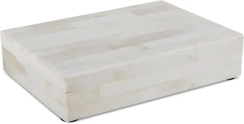 Miniatura 21 de Handicrafts Home Caja de almacenamiento decorativa con tapa – 10 x 4.5 x 2.5 pulgadas Organizador de decoración moderna para el hogar, caja