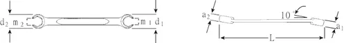 Miniatura 3 de Stahlwille 41081214 Llave de anillo abierto de doble extremo n.º 24 con hexágono, tamaño 0.472 x 0.551 in, métrica, cabeza angulada a 10 grados
