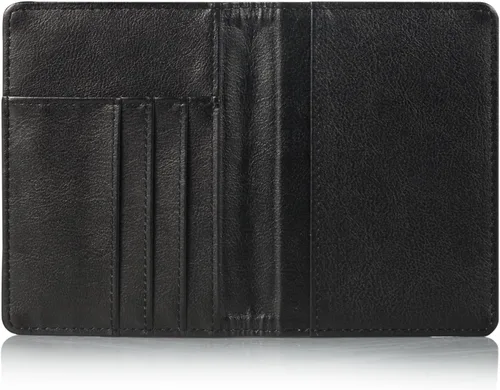 Miniatura 3 de Funda de piel sintética para pasaporte, con bloqueo RFID, tarjetero para mujeres y hombres, 01 no tocar, Cartera Rfid
