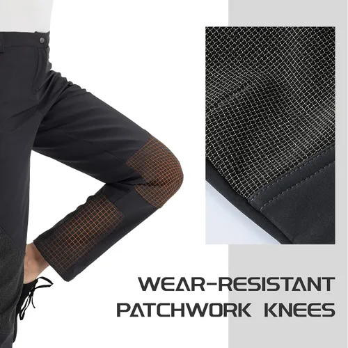 Miniatura 4 de Rdruko - Pantalones de nieve impermeables para mujer