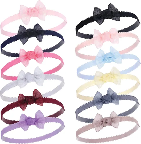 Miniatura 19 de Hudson Baby - Diademas de algodón y sintéticas, talla 0-24 meses Floral azul