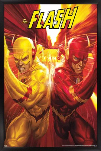 Miniatura 7 de Trends International DC Comics - The Flash and The Reverse Flash - Póster de pared de carrera, 14.725 x 22.375 pulgadas, versión premium sin marco