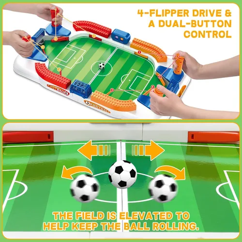 Miniatura 2 de Mini juego de mesa de futbolín para niños, juego de fútbol, regalos para niños, juguete de fútbol para deportes de interior, sala