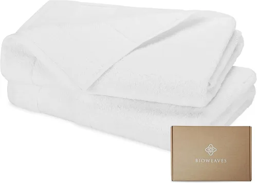 Miniatura 3 de BIOWEAVES 100% Algodón Orgánico 700 GSM Suave Juego de Toallas Premium de 6 Piezas Certificado GOTS, 2 Toallas de Baño, 2 Toallas de Mano y 2 Paños