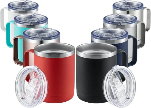 Miniatura 45 de MEWAY - Taza de café con asa, vaso térmico