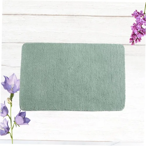 Miniatura 6 de Luxshiny Alfombra de baño, antideslizante, resistente al deslizamiento, alfombra de felpa para baño, alfombra de pasillo de baño, alfombra de Verde