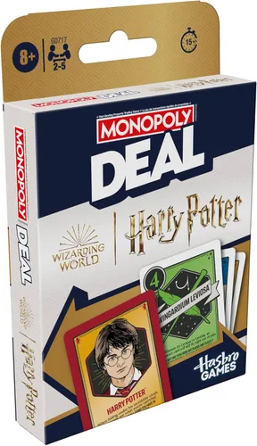 Miniatura 13 de Monopoly Deal: Juego de cartas de Harry Potter Juegos familiares para niños y adultos A partir de 8 años 2 a 5 jugadores 15 minutos