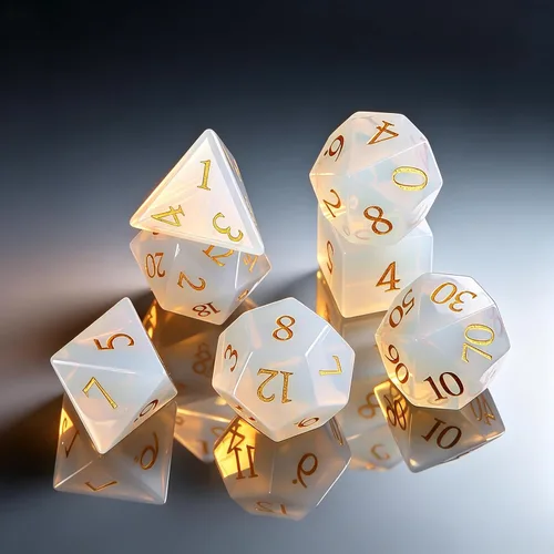 Miniatura 4 de LUCKY-M Juego de dados de piedras preciosas DND, juego de dados de mazmorras y dragones, juegos de dados RPG, accesorios de regalo
