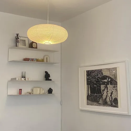 Miniatura 10 de Paquete de 2 linternas de papel ovaladas blancas de 16 pulgadas, linternas de papel chino japonés para decoración del hogar, boda, decoración