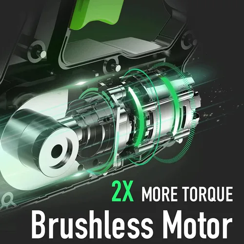 Miniatura 3 de SOYUS Motosierra inalámbrica sin escobillas de 40 V y 16 pulgadas con batería y cargador, motosierra a pilas con tensión automática y lubricación