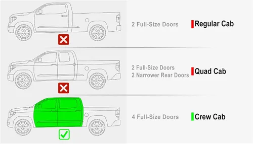 Miniatura 2 de APS Estribos tubulares negros de 6 pulgadas estilo desplegables Nerf compatibles con Toyota Tundra 2007-2021 CrewMax
