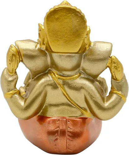 Miniatura 9 de alikiki Dios hindú Señor Ganesha Staue – Ídolo de Dios de la India Ganesh para decoración de tablero de automóvil, regalos de cumpleaños para hombre