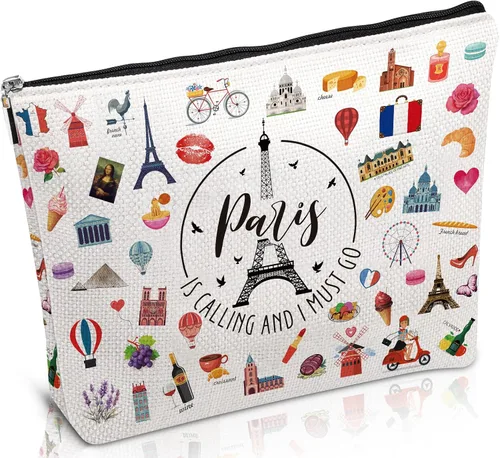 Miniatura 12 de Artículos de viaje esenciales Recuerdos Regalos - Bolsas de maquillaje, neceser de cosméticos y artículos de aseo de regalo para mujeres, niñas