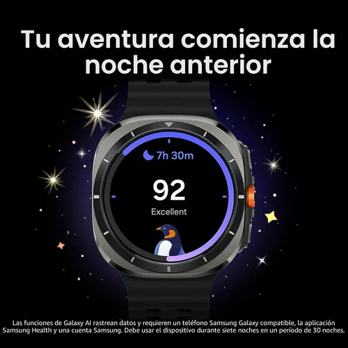 Miniatura 3 de Samsung Galaxy Watch Ultra (2025) - Reloj inteligente LTE de 1.850 in, carcasa de titanio, entrenamiento avanzado del sueño, entrenador de correr