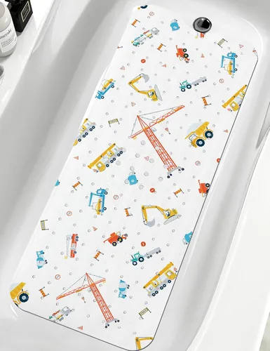 Miniatura 8 de LNOND Alfombra de baño para niños, alfombrilla de baño con diseño de tiburones marinos, alfombrillas de baño antideslizantes para niños
