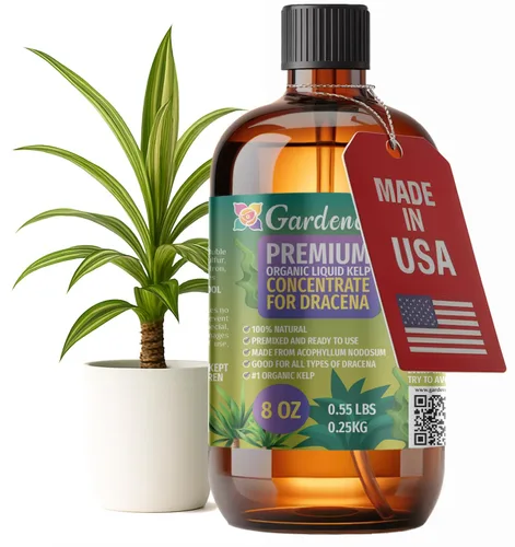 Miniatura 82 de GARDENERA Superalimento orgánico prémium de algas marinas y algas marinas para plantas AGLAONEMA, 8 onzas, concentrado de fertilizante líquido