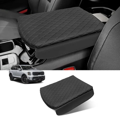 Miniatura 12 de Ajuste Personalizado para Funda de Consola Central 2015-2020 Ford F150, 2017-2022 F250 F350 F450, 2018-2024 Ford Expedition Protector de Brazo