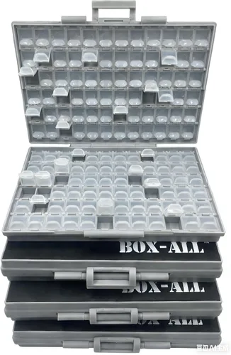 Miniatura 14 de AideTek BOXALL48 48 Tapas Caja Vacía Organizadora SMD SMT Tamaño 6 Pulgadas 9 Pulgadas Montaje en Superficie