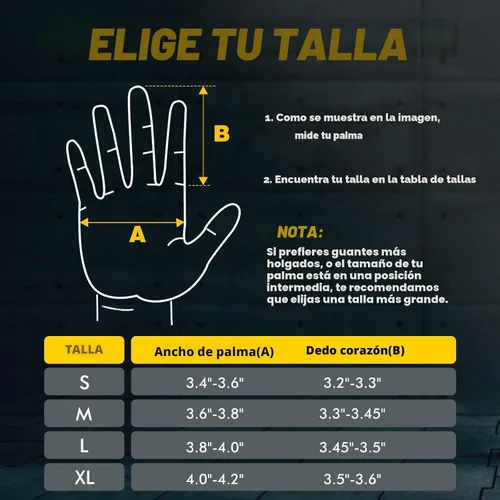 Miniatura 6 de FREETOO Guantes de entrenamiento de dedo completo para hombres, guantes de gimnasio acolchados con excelente agarre y protección de palma