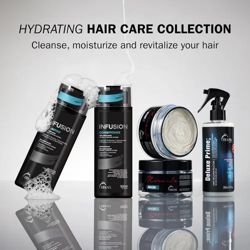 Miniatura 6 de TRUSS Infusion Hair Shampoo - Champú limpiador para reparación, hidratación y protección del cabello seco - Fórmula 100% vegana, segura