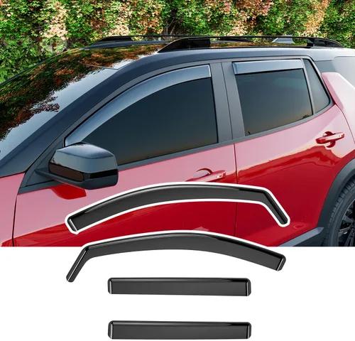 Miniatura 11 de Xipoo Deflector de lluvia compatible con Ford F150 SuperCrew 15-25 Raptor F250 F350 F450 F550 Repuesto para accesorios 15-25 F-150