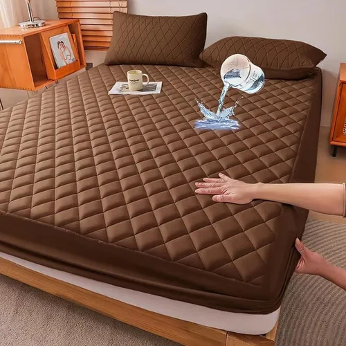 Miniatura 7 de WESLEEPER Protector de Colchón Impermeable Protector de Colchón Tamaño Completo Cubierta de Cama de Colchón Súper Suave Transpirable Lavable a Azul