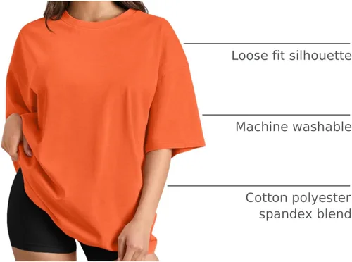 Miniatura 22 de Trendy Queen - Camisetas de entrenamiento de moda para mujer, camisetas atléticas de manga corta para verano y primavera, disponibles en tallas