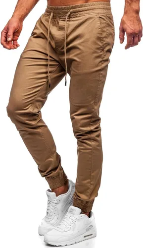 BUXKR Pantalones deportivos para hombre, estilo casual, para entrenamiento, correr, gimnasio, con cordón, pantalones de senderismo tipo cargo