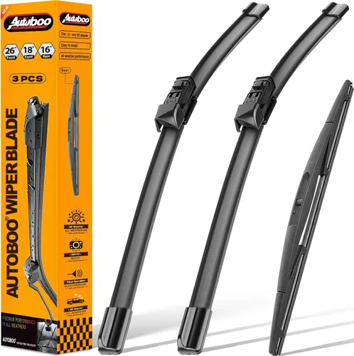 Miniatura 29 de 3 limpiaparabrisas de repuesto para Honda Pilot para limpiaparabrisas trasero y delantero 2016-2020 2021 2022, 3 piezas de 26 + 24 + 14 pulgadas